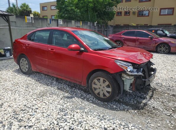 3KPA24AD9ME426273 2021 KIA RIO Red Delantero derecho