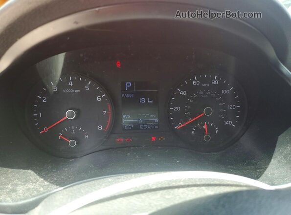 3KPA24AD9ME426273 2021 KIA RIO Red Vista del cuadro de instrumentos