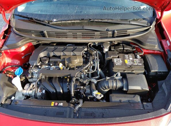 3KPA24AD9PE607796 2023 KIA RIO Red Widok wnętrza z tyłu