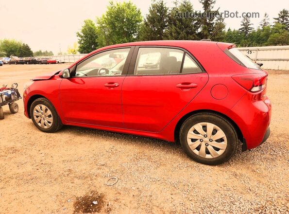 3KPA25AB2JE032002 2018 KIA RIO Red უკანა მარცხენა