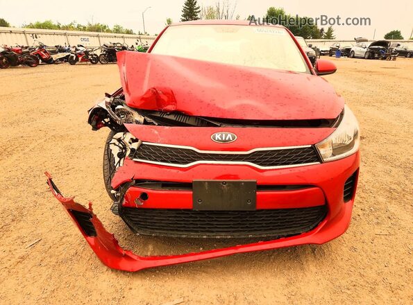 3KPA25AB2JE032002 2018 KIA RIO Red წინა ხედი