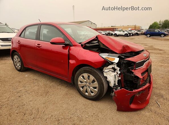 3KPA25AB2JE032002 2018 KIA RIO Red წინა მარჯვენა
