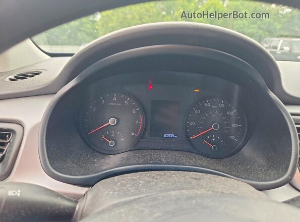 3KPA25AD4PE587575 2023 KIA RIO Blue Widok zestawu wskaźników