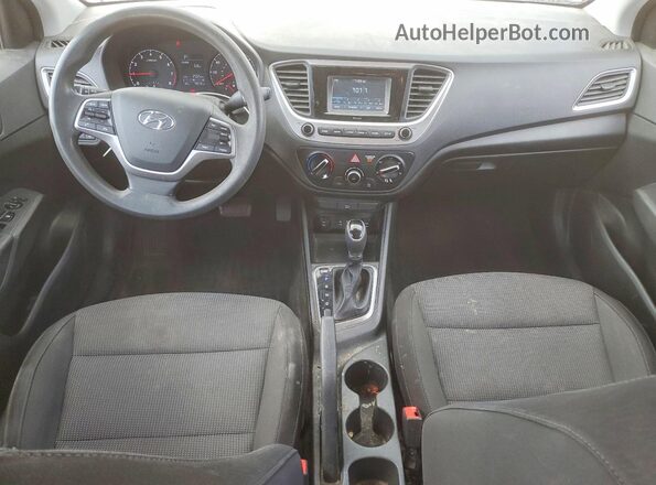 3KPC24A31JE006017 2018 HYUNDAI ACCENT Red წინა პანელის ხედი
