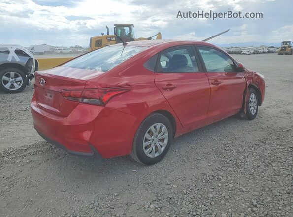 3KPC24A31JE006017 2018 HYUNDAI ACCENT Red უკანა მარჯვენა