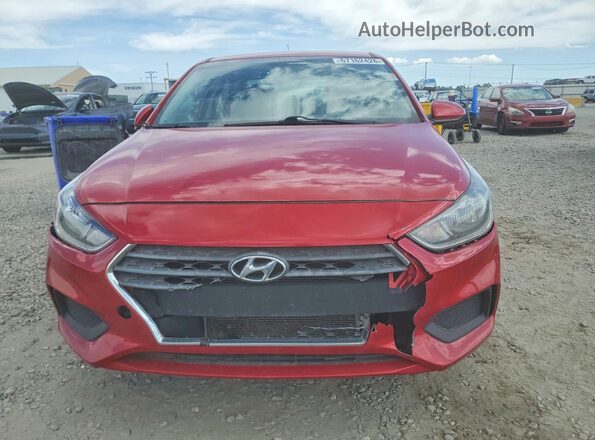 3KPC24A31JE006017 2018 HYUNDAI ACCENT Red წინა ხედი