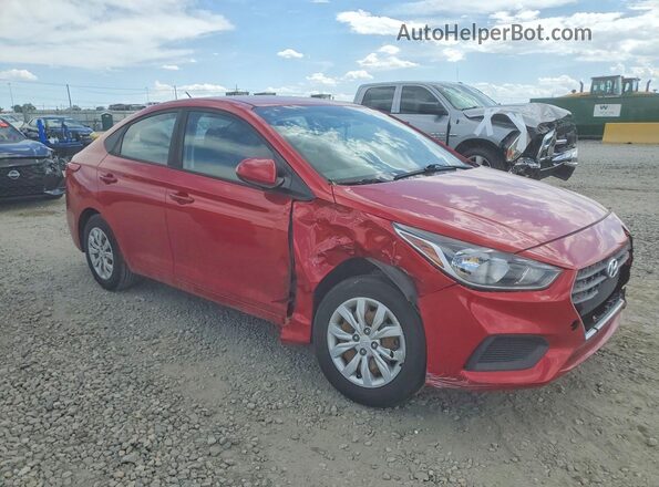 3KPC24A31JE006017 2018 HYUNDAI ACCENT Red წინა მარჯვენა
