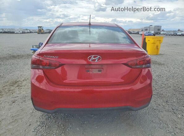 3KPC24A31JE006017 2018 HYUNDAI ACCENT Red უკანა ხედი