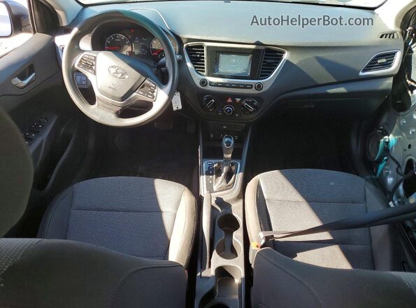 3KPC24A31KE087828 2019 HYUNDAI ACCENT Синий Вид панели приборов