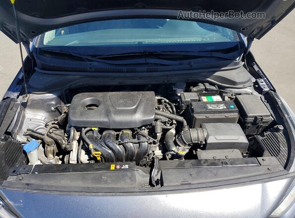 3KPC24A32KE086803 2019 HYUNDAI ACCENT Gray Вид задньої частини салону