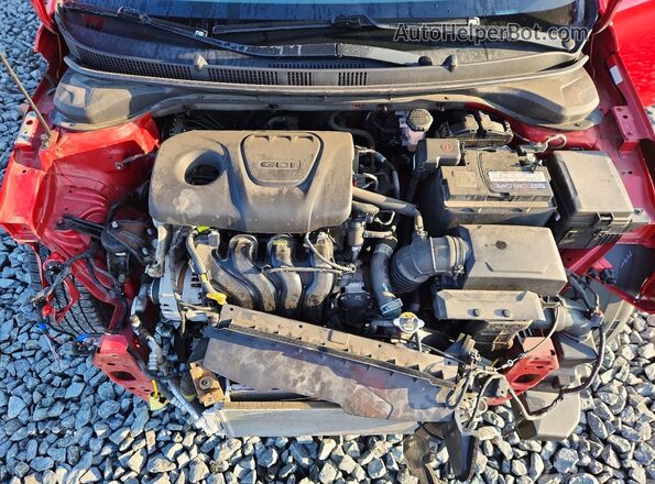 3KPC24A35KE056565 2019 HYUNDAI ACCENT Red Vista interior trasera