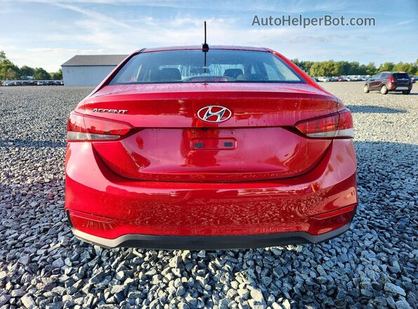 3KPC24A35KE056565 2019 HYUNDAI ACCENT Red Vista trasera