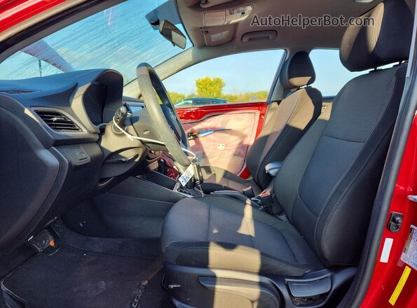 3KPC24A35KE056565 2019 HYUNDAI ACCENT Red Vista interior delantera