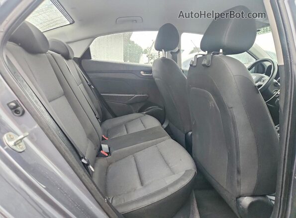 3KPC24A36KE080244 2019 HYUNDAI ACCENT Gray Вид задніх сидінь