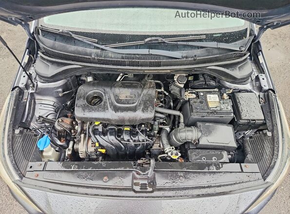 3KPC24A36KE080244 2019 HYUNDAI ACCENT Gray Вид задньої частини салону