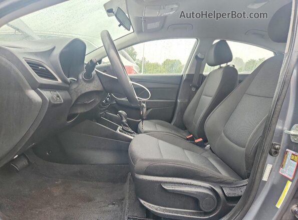 3KPC24A36KE080244 2019 HYUNDAI ACCENT Gray Вид салону спереду