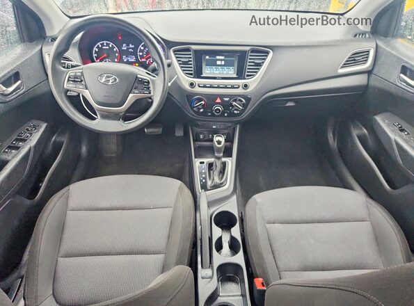 3KPC24A36KE080244 2019 HYUNDAI ACCENT Gray Вид панелі приладів