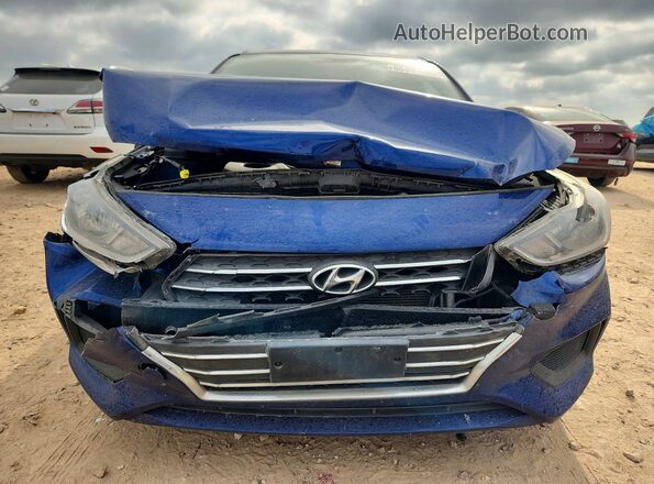 3KPC24A39KE055306 2019 HYUNDAI ACCENT Blue Widok z przodu
