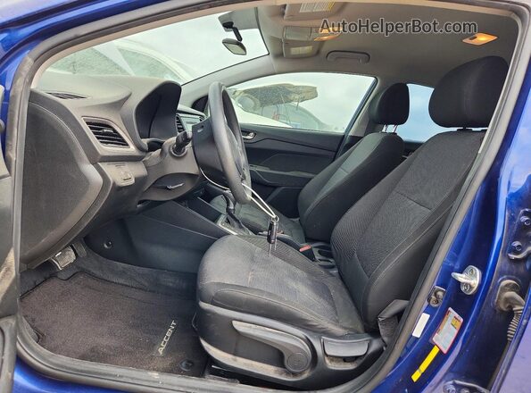 3KPC24A39KE055306 2019 HYUNDAI ACCENT Blue Widok wnętrza z przodu