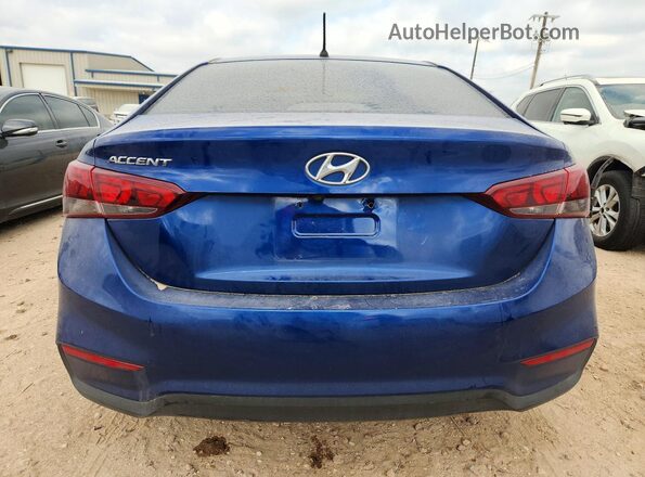 3KPC24A39KE055306 2019 HYUNDAI ACCENT Blue Widok z tyłu
