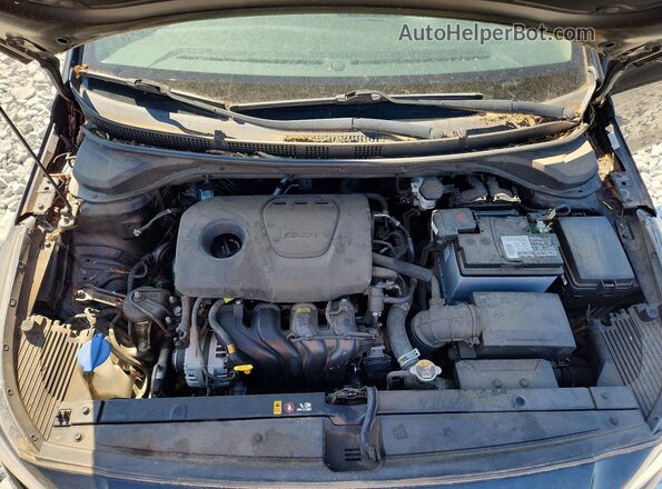 3KPC24A39KE066970 2019 HYUNDAI ACCENT Black Widok wnętrza z tyłu