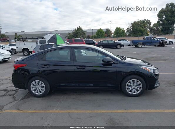3KPC24A60NE172884 2022 HYUNDAI ACCENT Black Rear interior view