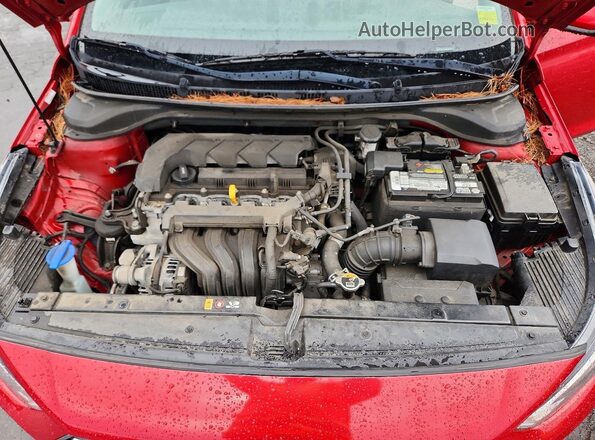 3KPC24A63LE099829 2020 HYUNDAI ACCENT Red Rear interior view