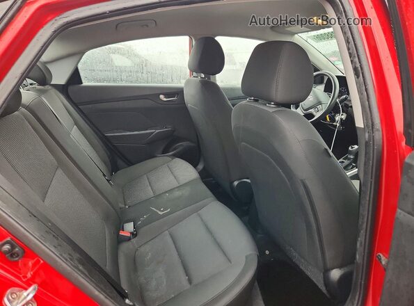 3KPC24A63LE099829 2020 HYUNDAI ACCENT Red Rear seats view