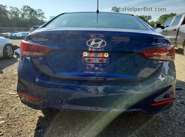 3KPC24A65NE171004 2022 HYUNDAI ACCENT Blue Vista trasera