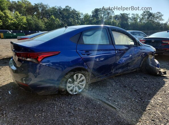 3KPC24A65NE171004 2022 HYUNDAI ACCENT Blue Trasero derecho