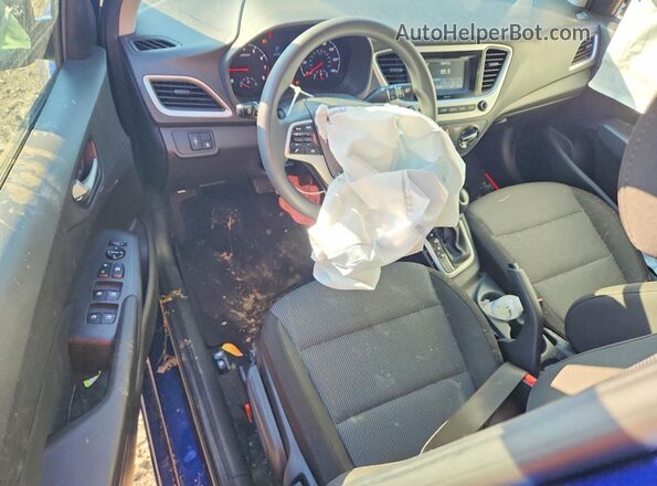3KPC24A65NE171004 2022 HYUNDAI ACCENT Blue Vista del salpicadero