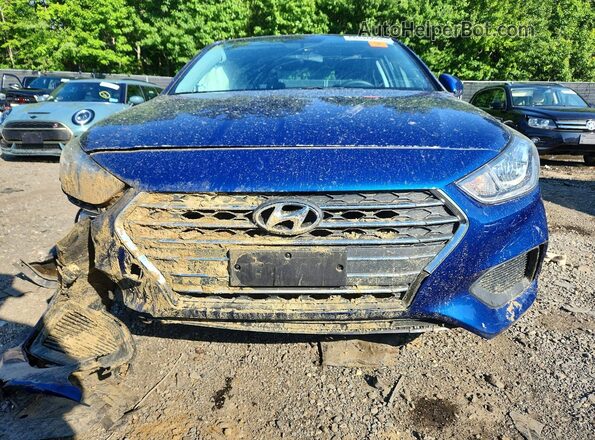3KPC24A65NE171004 2022 HYUNDAI ACCENT Blue Vista frontal