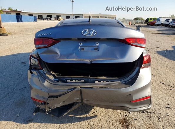 3KPC24A66LE103663 2020 HYUNDAI ACCENT Gray Вид ззаду