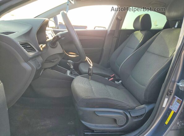 3KPC24A66LE103663 2020 HYUNDAI ACCENT Gray Вид салону спереду