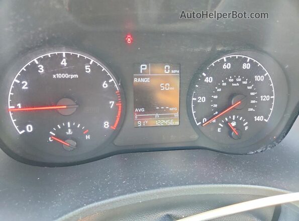 3KPC24A66ME149768 2021 HYUNDAI ACCENT White Vista del cuadro de instrumentos