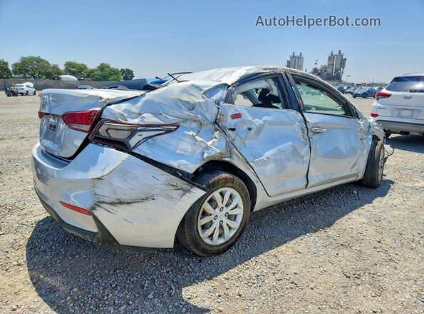 3KPC24A67NE163549 2022 HYUNDAI ACCENT Silver Trasero derecho