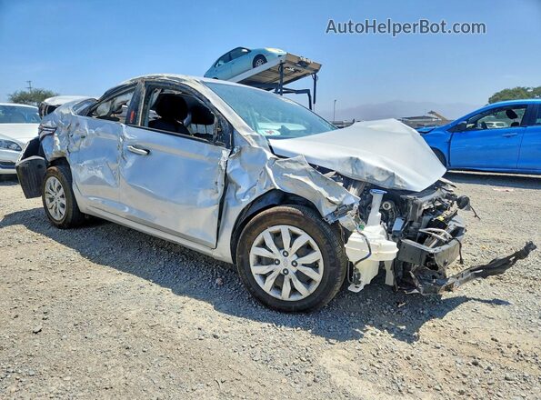 3KPC24A67NE163549 2022 HYUNDAI ACCENT Silver Delantero derecho
