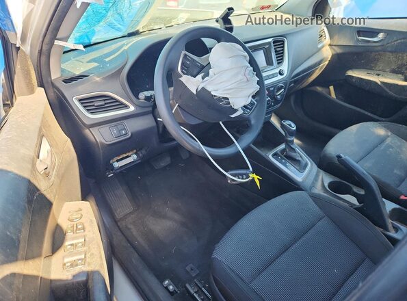 3KPC24A67NE163549 2022 HYUNDAI ACCENT Silver Vista del salpicadero
