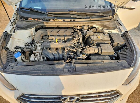 3KPC24A67NE173871 2022 HYUNDAI ACCENT White Widok wnętrza z tyłu