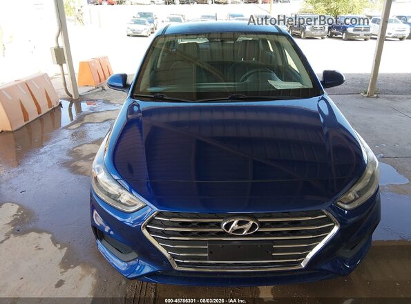 3KPC24A6XLE118621 2020 HYUNDAI ACCENT Blue Front view