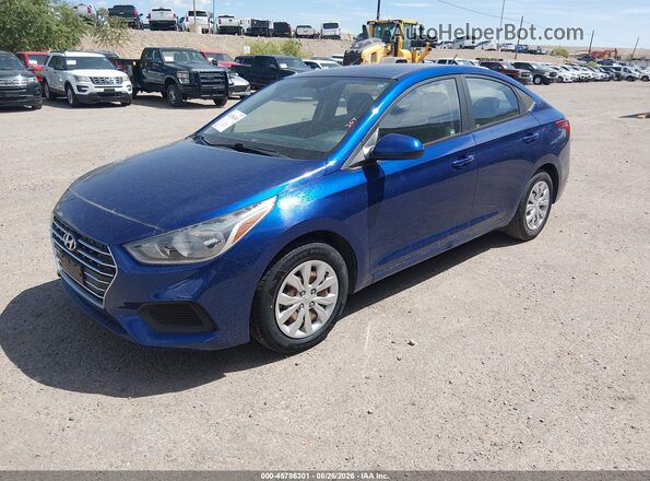 3KPC24A6XLE118621 2020 HYUNDAI ACCENT Blue Front left