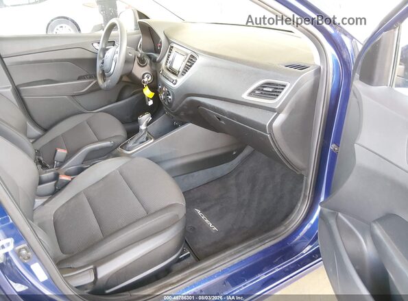 3KPC24A6XLE118621 2020 HYUNDAI ACCENT Blue Front interior view