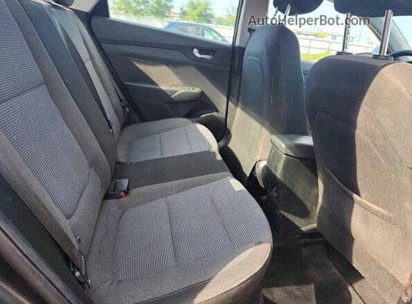 3KPC34A33KE088072 2019 HYUNDAI ACCENT Black Вид задніх сидінь