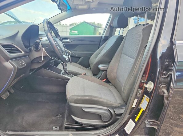 3KPC34A33KE088072 2019 HYUNDAI ACCENT Black Вид салону спереду