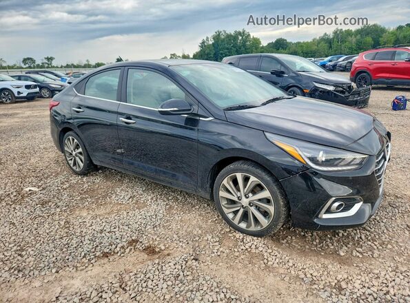 3KPC34A68NE188263 2022 HYUNDAI ACCENT Черный Передняя правая четверть