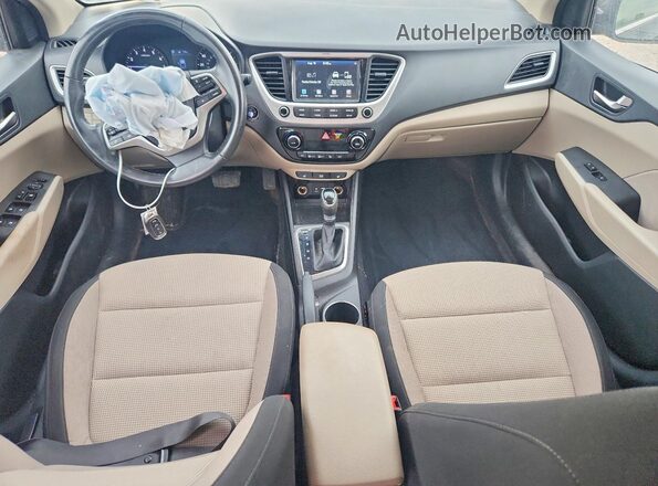 3KPC34A68NE188263 2022 HYUNDAI ACCENT Черный Вид панели приборов