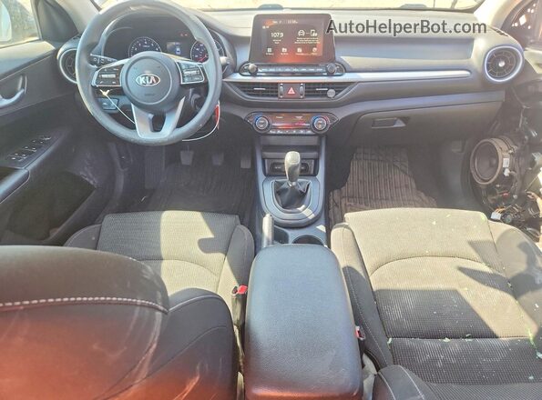 3KPF24AD0KE027755 2019 KIA FORTE Black Առջևի վահանակի տեսք