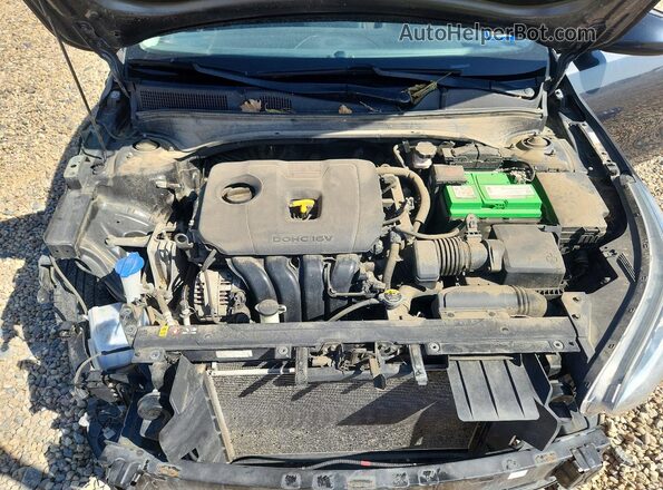 3KPF24AD0KE027755 2019 KIA FORTE Black Սալոնի հետևի տեսք