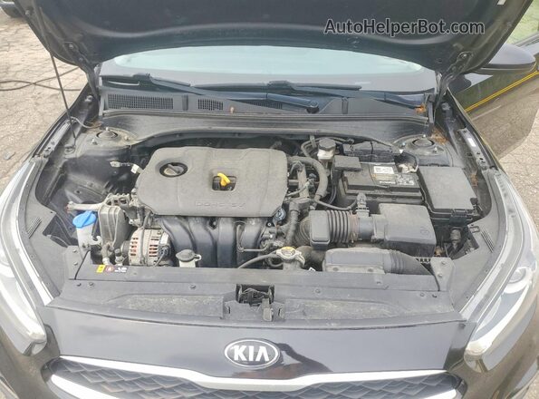 3KPF24AD0LE234888 2020 KIA FORTE Black უკანა სალონის ხედი