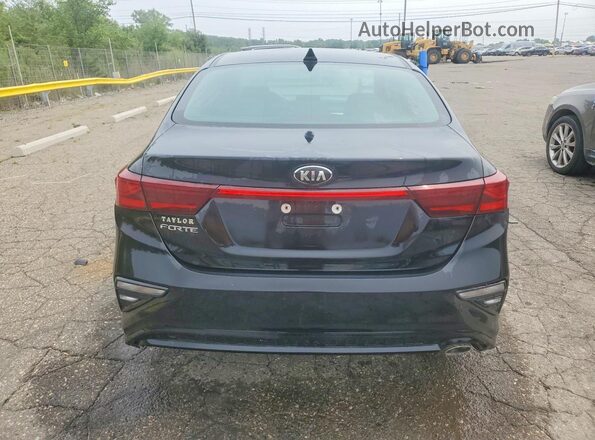 3KPF24AD0LE234888 2020 KIA FORTE Black უკანა ხედი